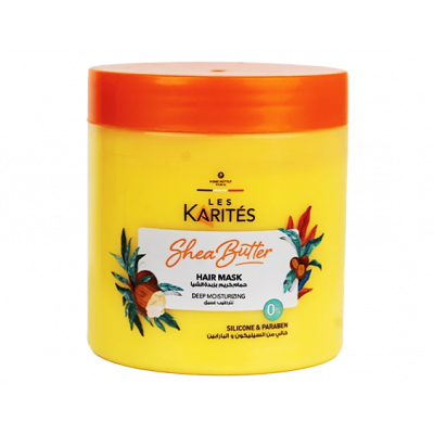 LES KARITES SHEA BUTTER HAIR MASK DEEP MOISTURIZING TREATMENT 475 ML